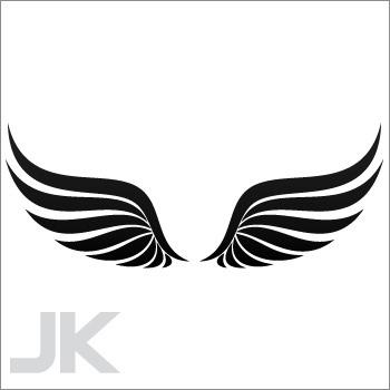 Decals stickers wing wings helmet motorbike tank 0502 x66z4