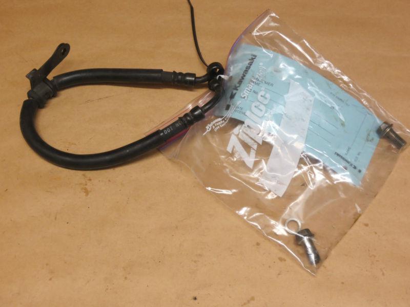 04 05 2006 2007 08 yamaha fz6 fz6s rear brake fluid line hose oem 