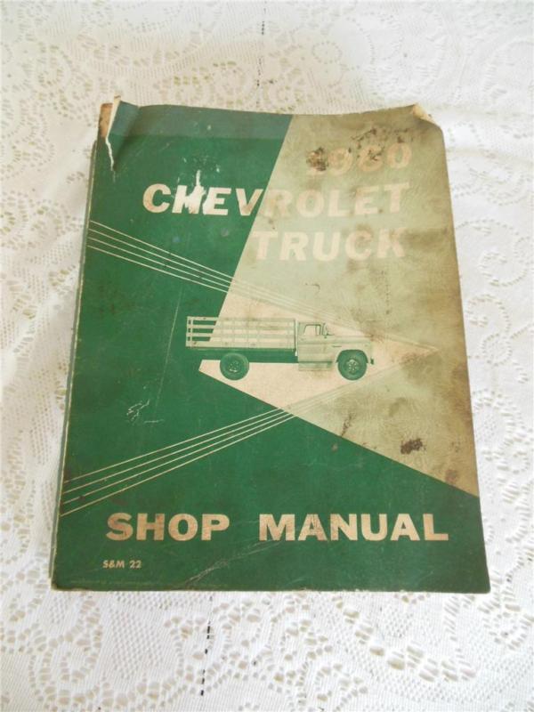 1960 chevrolet truck shop manual