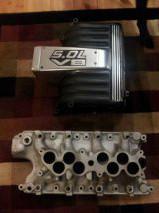 87-93 *custom* 5.0 ford mustang explorer cobra gt40 upper&lower intake manifold