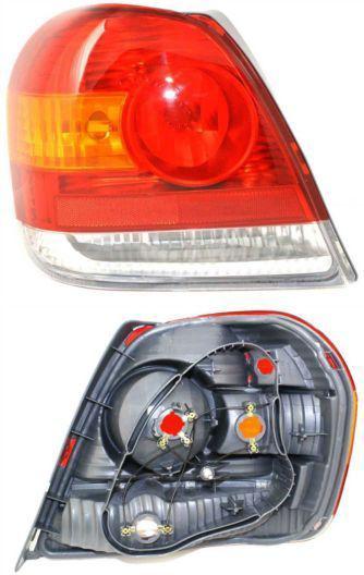 Tail light brake lamp rear lens & housing pair set driver & passenger sides