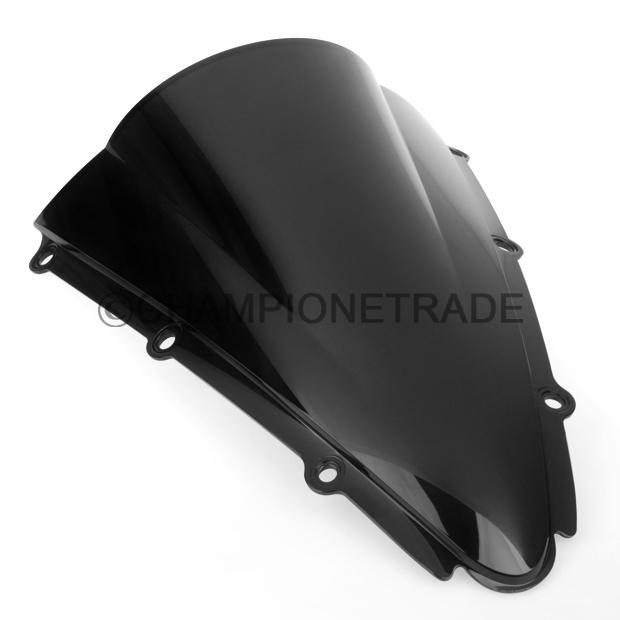 1x black dark smoked wind screen wind shield hot kit for yamaha yzf r1 2000 2001