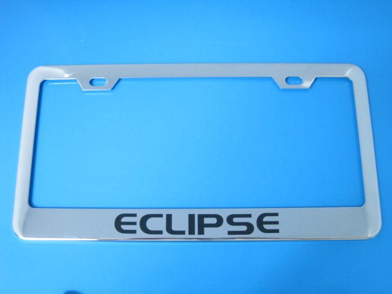 Chrome license plate frame - mitsubishi eclipse