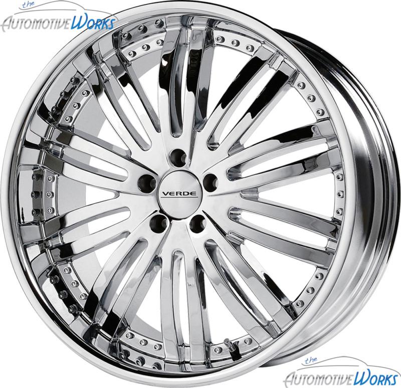 1 - 26x9.5 verde madonna 6x139.7 6x5.5 30mm chrome wheel rim inch 26"