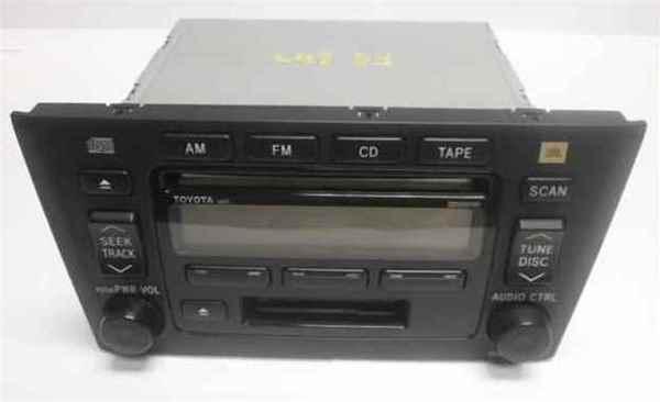 00-04 toyota avalon single cd cassette radio 16812 oem