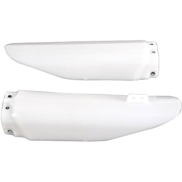 Ufo plastics fork slider protectors - white  ka02739-280