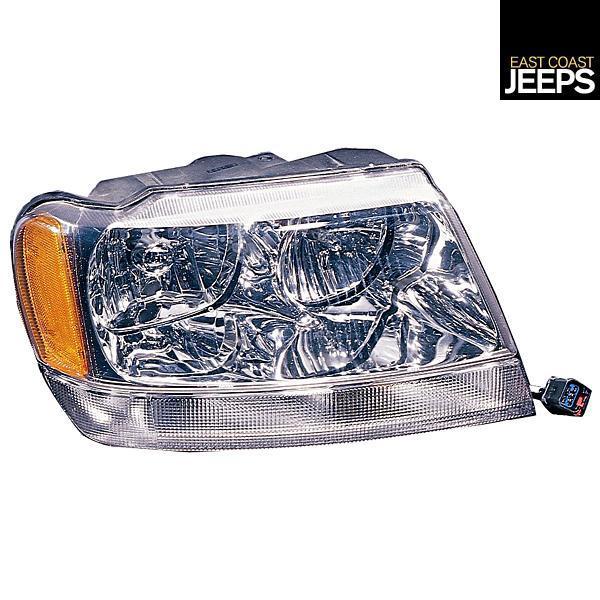 12402.10 omix-ada right headlight, 99-04 jeep wj grand cherokees, by omix-ada