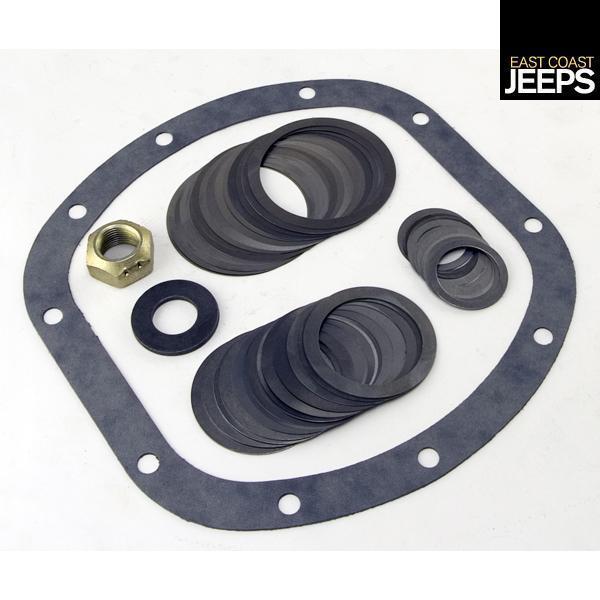 16511.01 omix-ada dana 25, 27 side bearing shim kit, 41-71 willys & cj models,