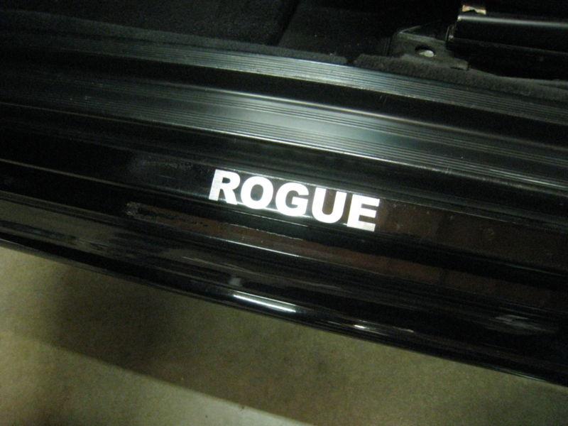 (2) door step decal sticker badge accent "rogue"