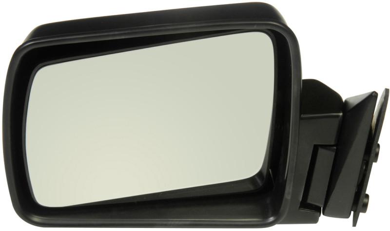 Side view mirror left cherokee/wagoneer; manual black platinum# 1270728