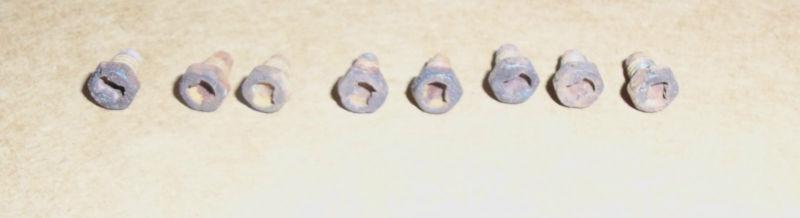 8 vintage cowl tag screws 1941 1946 chevrolet truck 41 46 chevy pickup hot rod