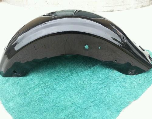 09-13 harley touring road street glide oem stock black rear fender 