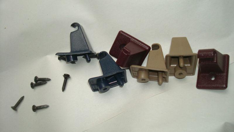 '92-'99 chevy suburban/tahoe gmc yukon  sun visor clips 93 94 95 96 97 98