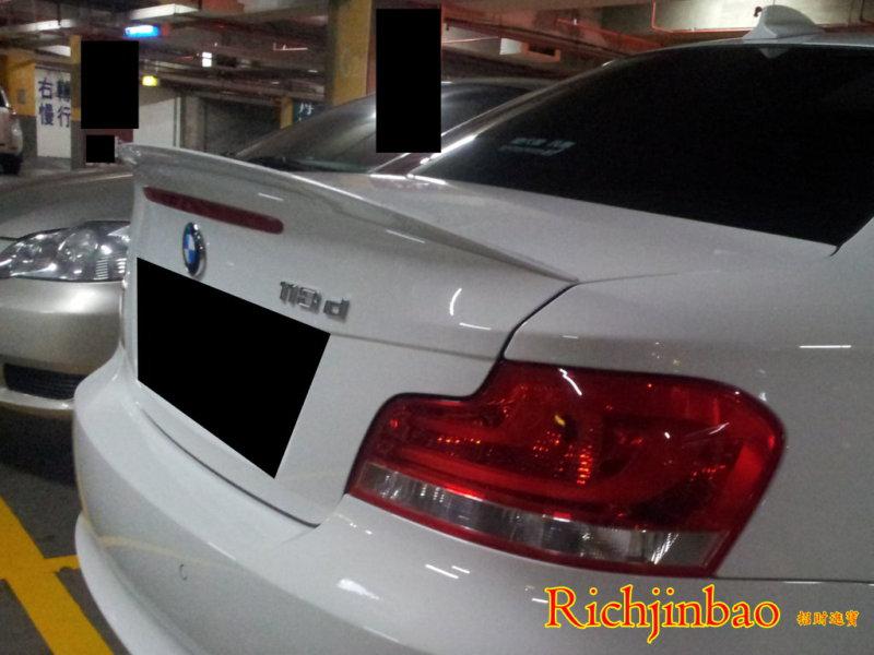 Painted code a22 p style boot wing trunk spoiler for bmw e82 coupe 2008 2011 ♠