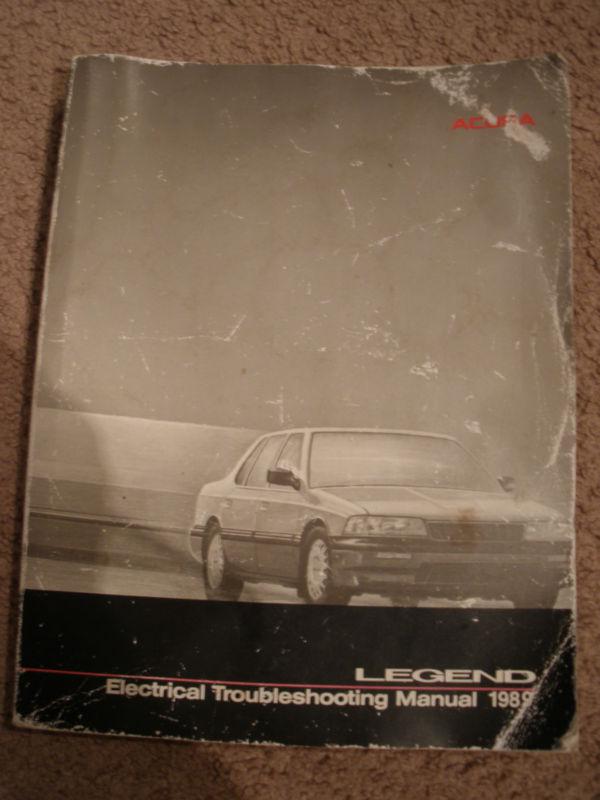 1989 acura legend electrical troubleshooting shop manual 