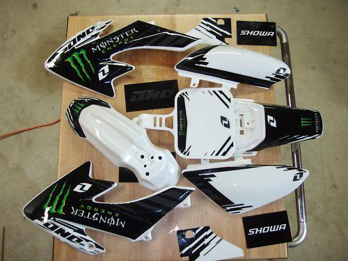 Pit bike honda crf 50 graphics plastics monster energy