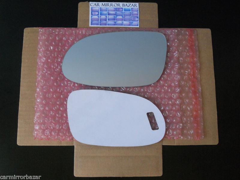 Mercedes-benz sl slk clk amg class mirror glass driver side lh + adhesive 513lf