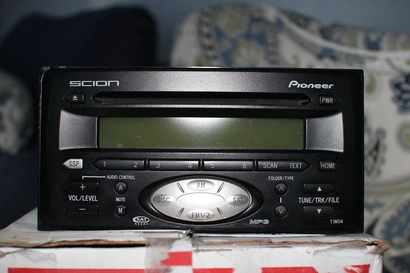 Scion tc 05-06 xa xb 04-05 pioneer stereo cd player radio mp3 xm 86120-0w100