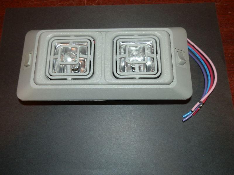 12 volt interior light color: grey ( new )