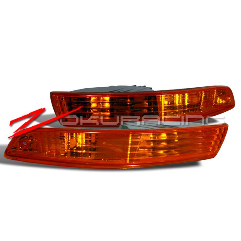 94-97 acura integra amber front bumper signal lights