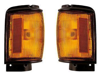 84 85 86 toyota 4runner cornerlight pair set both new black trim cornerlamp