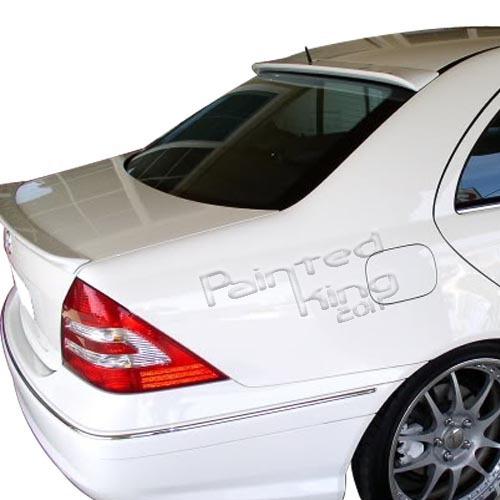 01 03 07 mercedes benz w203 l-type roof spoiler painted