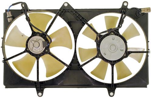 Radiator fan assy corolla, geo prizm w/ac platinum# 2110813