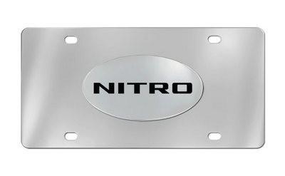 Dodge genuine license plate factory custom accessory for nitro style 1