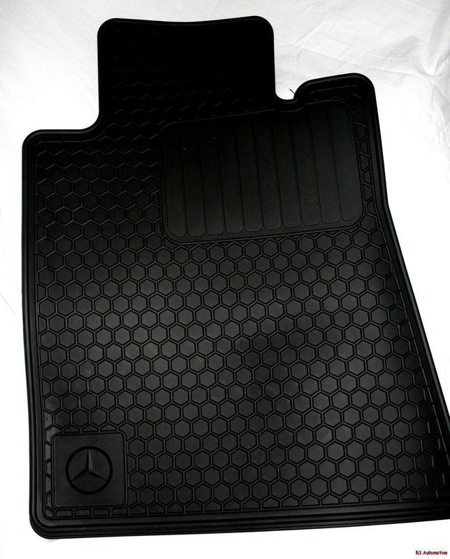 2007 to 2013 mercedes s65 amg rubber floor mats - real factory oem items - black