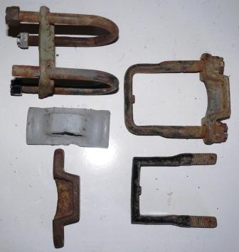 Model 'a' ford spring hanger parts.