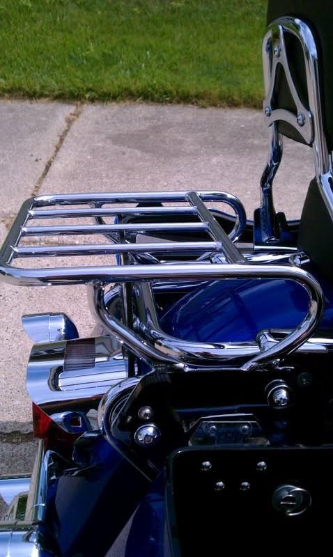 '97-'08 harley davidsion touring detachable two-up luggage rack