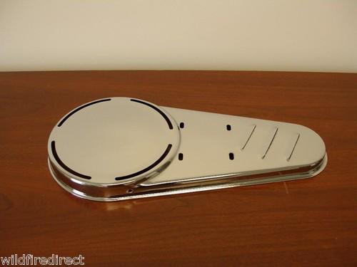 Vintage whizzer repro chrome belt guard cover free shipping !