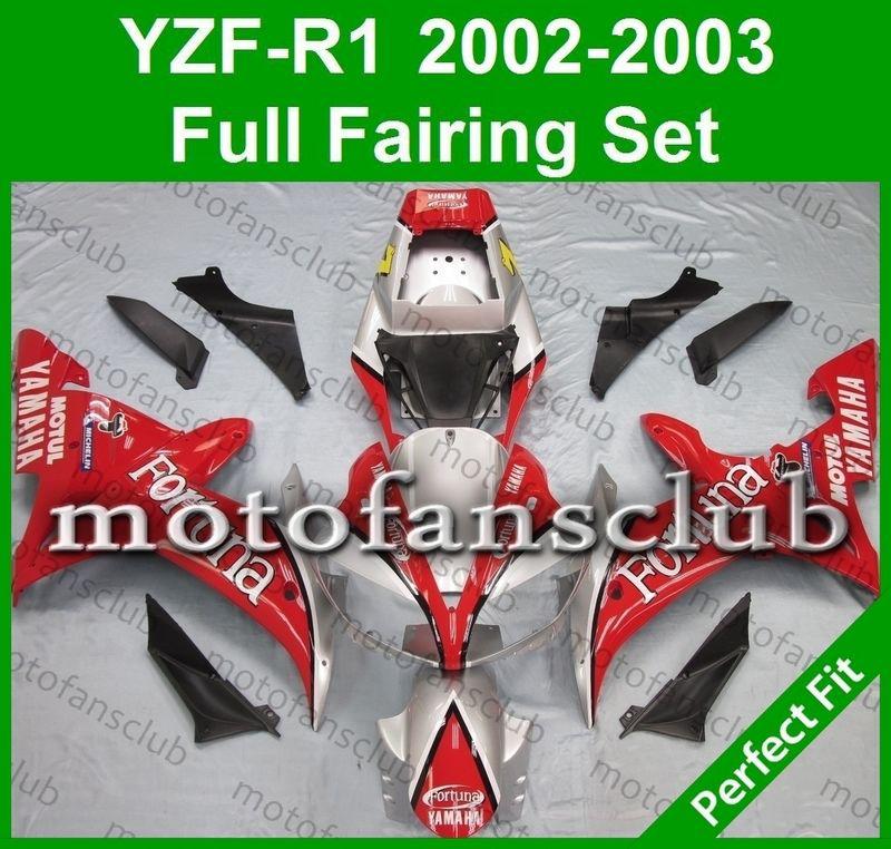 Fit yamaha yzf r1 02 03 yzfr1 2002 2003 1000 fairing bodywork plastics #02 b