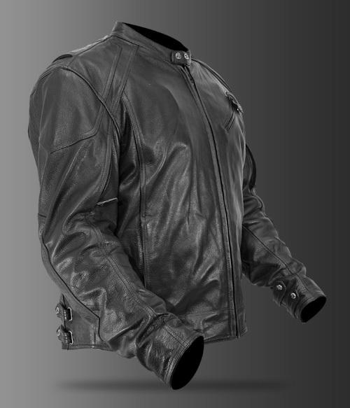 Street & steel  big bore black leather motorcycle jacket 2xl 2x-large