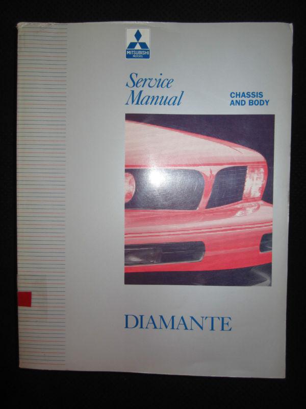 1992-1995 mitsubishi diamante service repair manual vol 1 chassis body 1994 93  