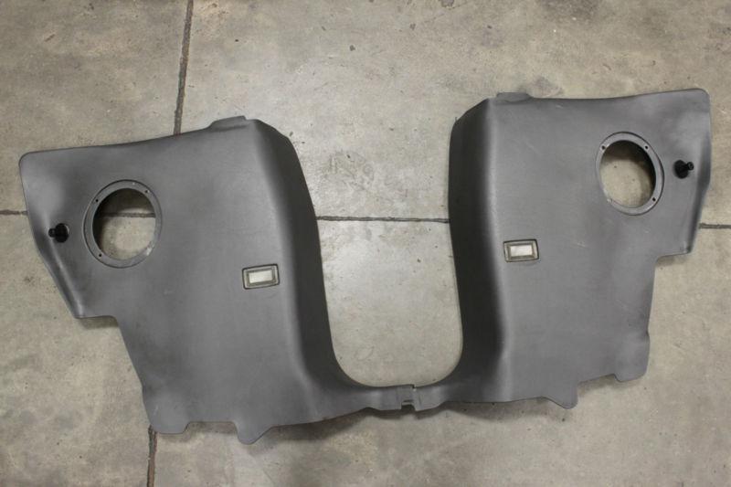 93-02 camaro/firebird convertible graphite gray rear seat trim used