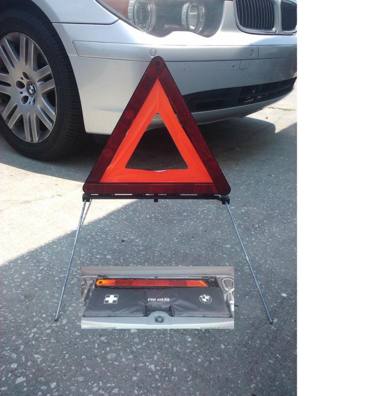 Bmw oem warning triangle 7-series e65 e66 745/760