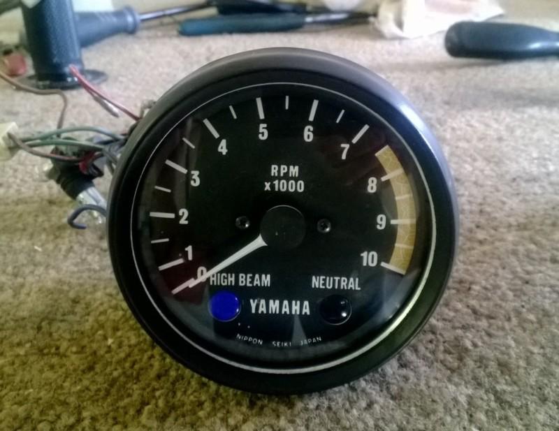 '75 yamaha xs650 tachometer  (good condition)