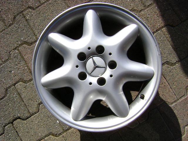 4 - 16 inch mercedes c-class factory used wheels with caps  65211