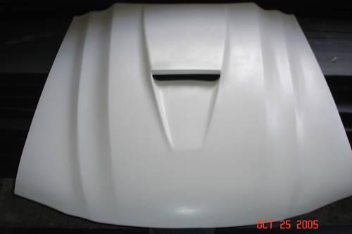 Fiberglass 3" cobra r svo bolt-on mustang hood 94-98