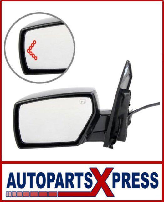 Nissan quest van 06-06 mirror lh, power, heated, w/ light, sl/sl special edition