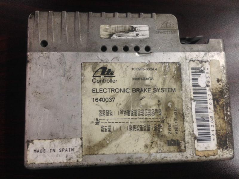 Ecu 1640037 1988-1989 buick rivera/reatta engine control unit 