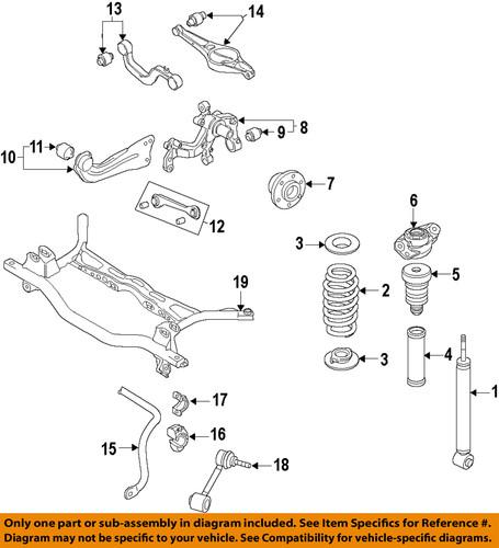 Volkswagen oem 5c0505436a rear suspension-knuckle