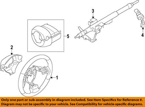 Subaru oem 34500fj040 steering column-column assembly