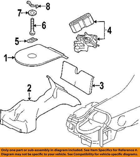 Mopar oem rh74dx9ac interior-rear-tail panel trim