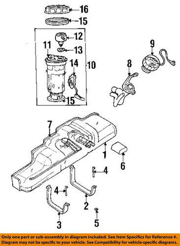 Dodge oem rl010370af electric fuel pump