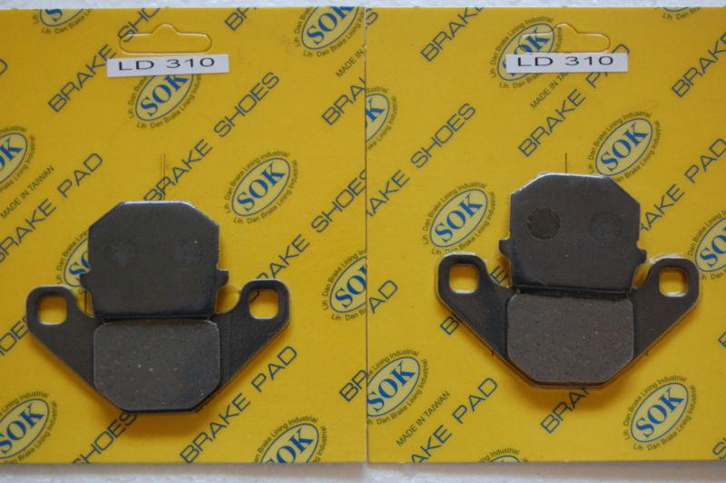 Front&rear brake pads shoes for polaris 05-11 phoenix 200, 06-07 sawtooth 200