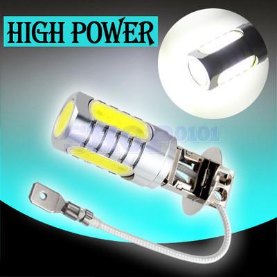 H3 high power 6w pure white fog running signal head light car led bulb lamp