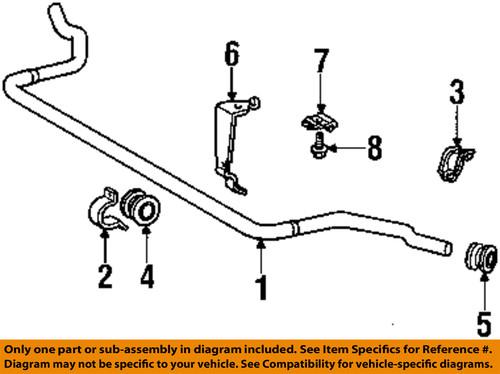 Chrysler oem 5099731aa stabilizer bar-stabilizer bar lower bracket