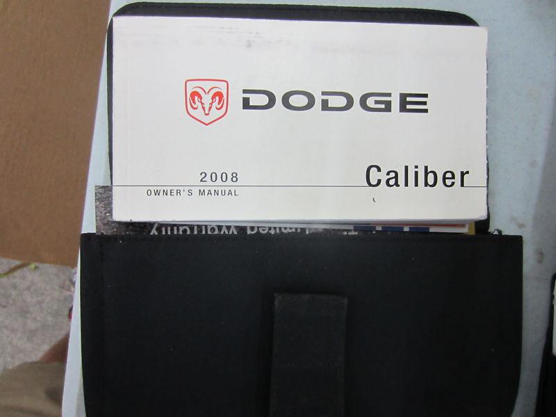 2008 dodge caliber owners manual